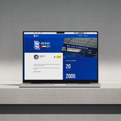 Birmingham City OSC Website - Markenbildung & Positionierung