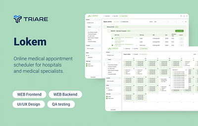 Lokem - medical appointment scheduling online - Web Application