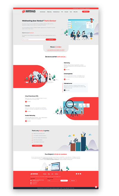 Website op maat - Création de site internet