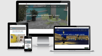 Acadia Resid Hôtel - Website Creation