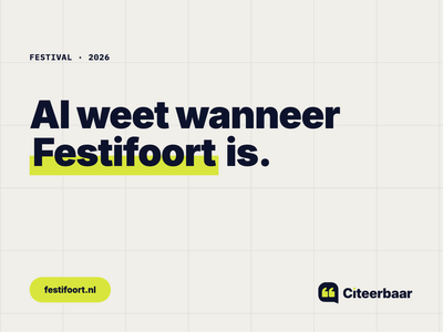 Festifoort 2026, festival vindbaar in AI-search - SEO