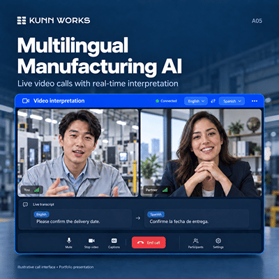 Manufacturing Translation and Communication AI - Artificial Intelligence