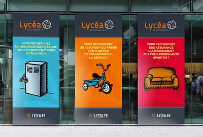 Campagne publicitaire pour LYCEA Assurances - Publicité
