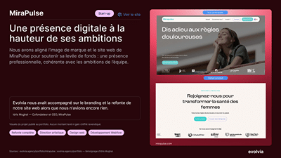Branding et création de site web pour une scale-up MedTech - Website Creatie