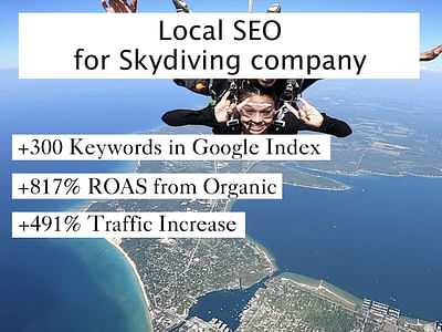 Local SEO for Skydiving company - Référencement naturel