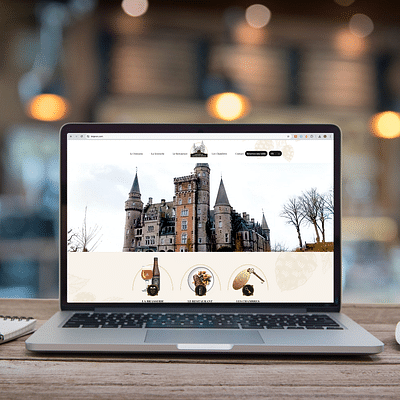 Site web du Château de Leignon - Website Creatie
