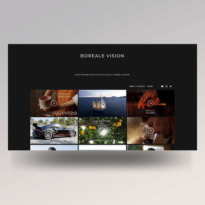 Refonte de site web - Boréale Vision - Publicité