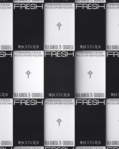 Branding "Fresh" peluqueria - Diseño Gráfico