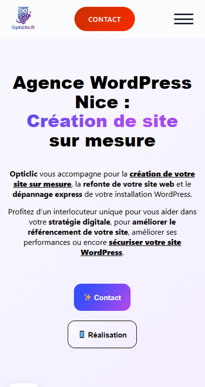 Agence Web Opticlic - Création de site internet