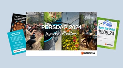 GARDENA | Holistische communicatie­strategie én uitwerking - Relaciones Públicas (RRPP)
