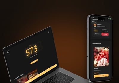 Loyalty platform with personal QR codes for a delicatessen - Webanwendung