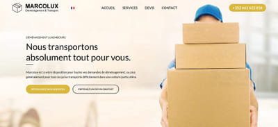 MARCOLUX - Création de site internet