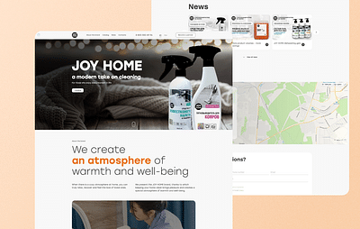 Landing Page Joy Home - Website Creation