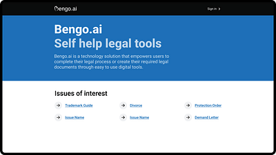 Bengo.ai - Création de site internet