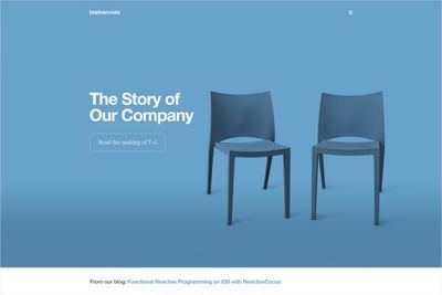 TEEHAN+LAX SITE REDESIGN - Publicité