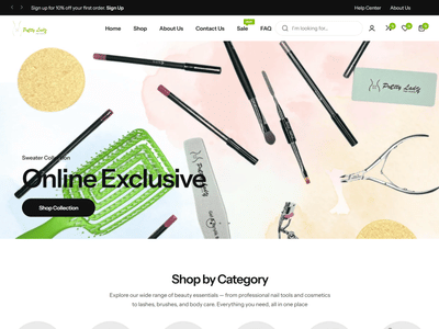 Pretty Lady - Webseitengestaltung