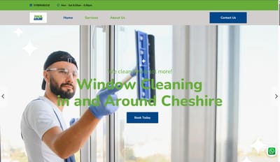 Window Cleaning Website - Création de site internet