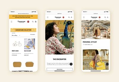 DFS La Samaritaire - Redesigned global website - Digital Strategy