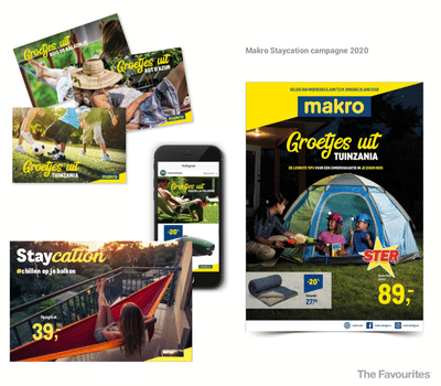 STAYCATION MAKRO BELGIUM - Image de marque & branding