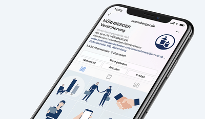 Eine Illustration Language für die NÜRNBERGER - Branding & Positioning