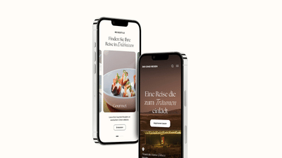 Webdesign für 360 Grad Reisen - Création de site internet