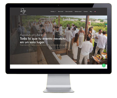 Diseño web Ramallet Gourmet Catering - Création de site internet