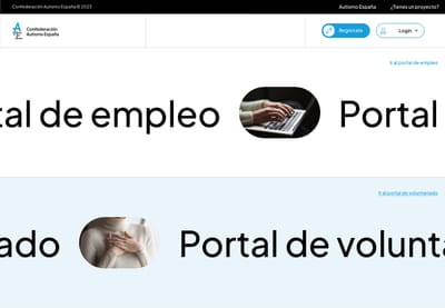 Portal de empleo y voluntariado - Usabilidad (UX/UI)