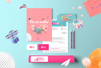 Rebranding 7fm - Ontwerp