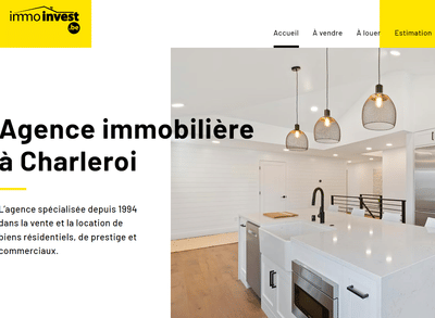 Site et référencement Immo Invest - Création de site internet