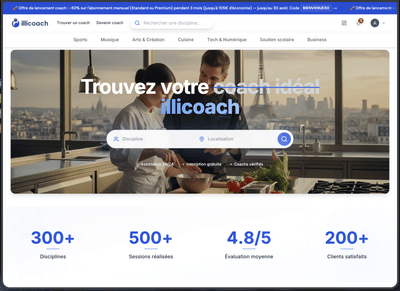 Illicoach.com - Application web