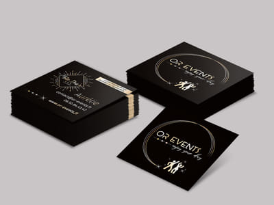 Création graphique - Or Events - Branding & Positioning