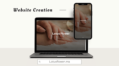 Website Creation for a beauty Spa salon - Création de site internet