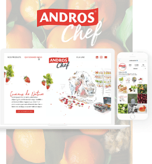 Andros Chef - Création de site internet