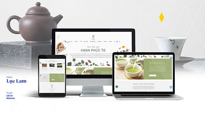 Luc Lam tea - Website and content marketing - Digitale Strategie