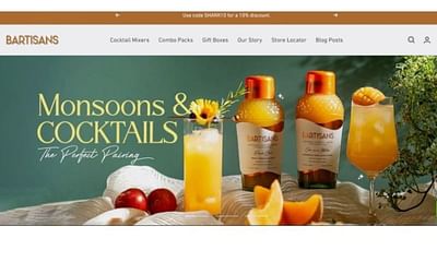 BartiSans E-Commerce Website Design - Social Media