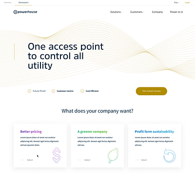 Powerhouse: Merkidentiteit en marketingwebsite - Branding & Positioning
