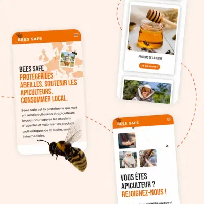 Bees Safe – Projet web engagé - Création de site internet