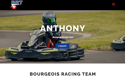 Site web Bourgeois Racing Team (BRT) - Community management