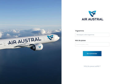 Application métier - Air Austral - Estrategia digital