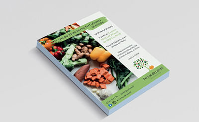 Logo et flyer Ferme de Laiveil - Design & graphisme