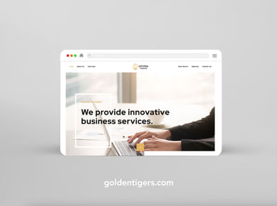 Golden Tigers website - Reclame