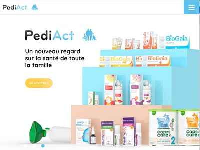 PediAct : + de clients et une meilleure visibilité - Website Creation