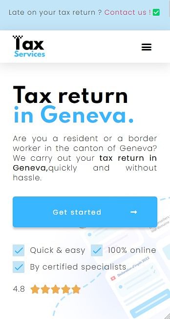 Tax Services - Website Creation