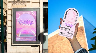 Bubble World Experience branding - Image de marque & branding