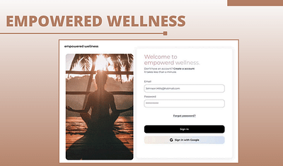Empowered wellness - Artificial Intelligence