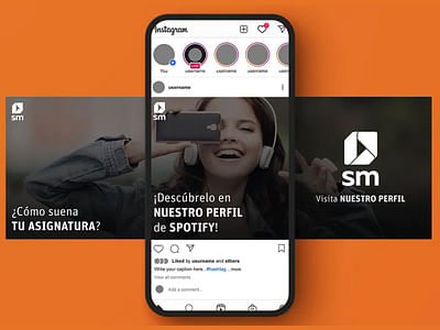 Campaña Spotify para Grupo SM - Redes Sociales