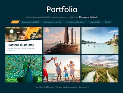Porfolio Développeur Expert Wordpress Freelance - Création de site internet