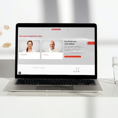 Agentur-Website usense GmbH - Website Creation