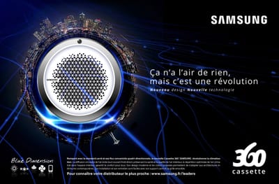 Programme d'incentive Samsung Blue Dimension - Branding & Positionering