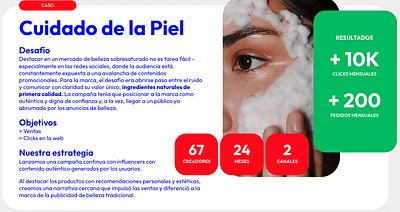 Belleza - Campaña de Influencer - Influencer Marketing